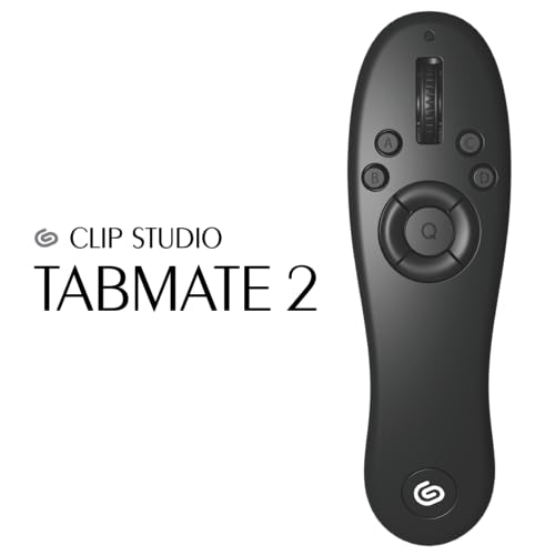 【iPad / iPhone対応】CLIP STUDIO TABMATE 2（クリップスタジオタブメイト2）ワイヤレスの片手入力デバイス どのデバイスでも使えて作業効率向上 絵を描くのがもっとラクに、もっと楽しくなる